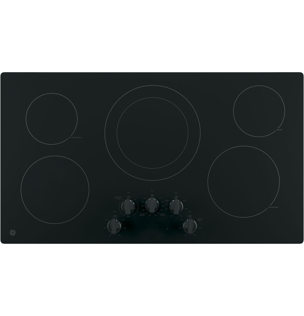 GE® 36" Built-In Knob Control Electric Cooktop
