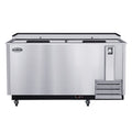 65 in. Commercial Bottle Cooler in Stainless-Steel with Built-In Opener, ETL Listed, 19 cu. ft.