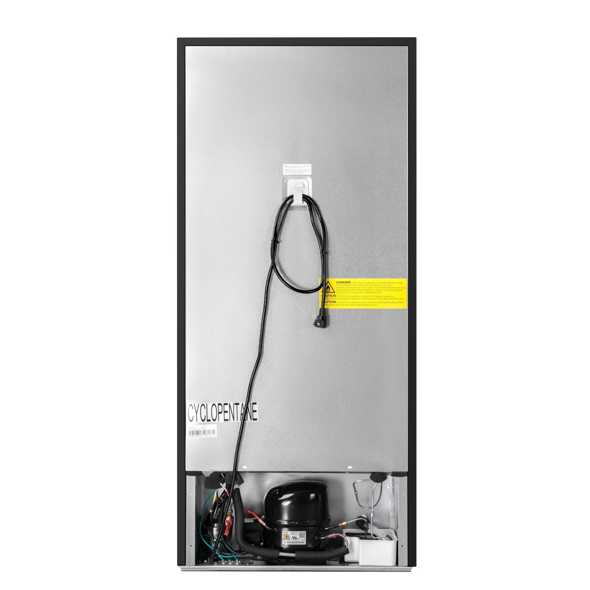 7 Cu. Ft. Garage Ready Convertible Upright Manual Defrost Freezer/Refrigerator in Stainless Steel