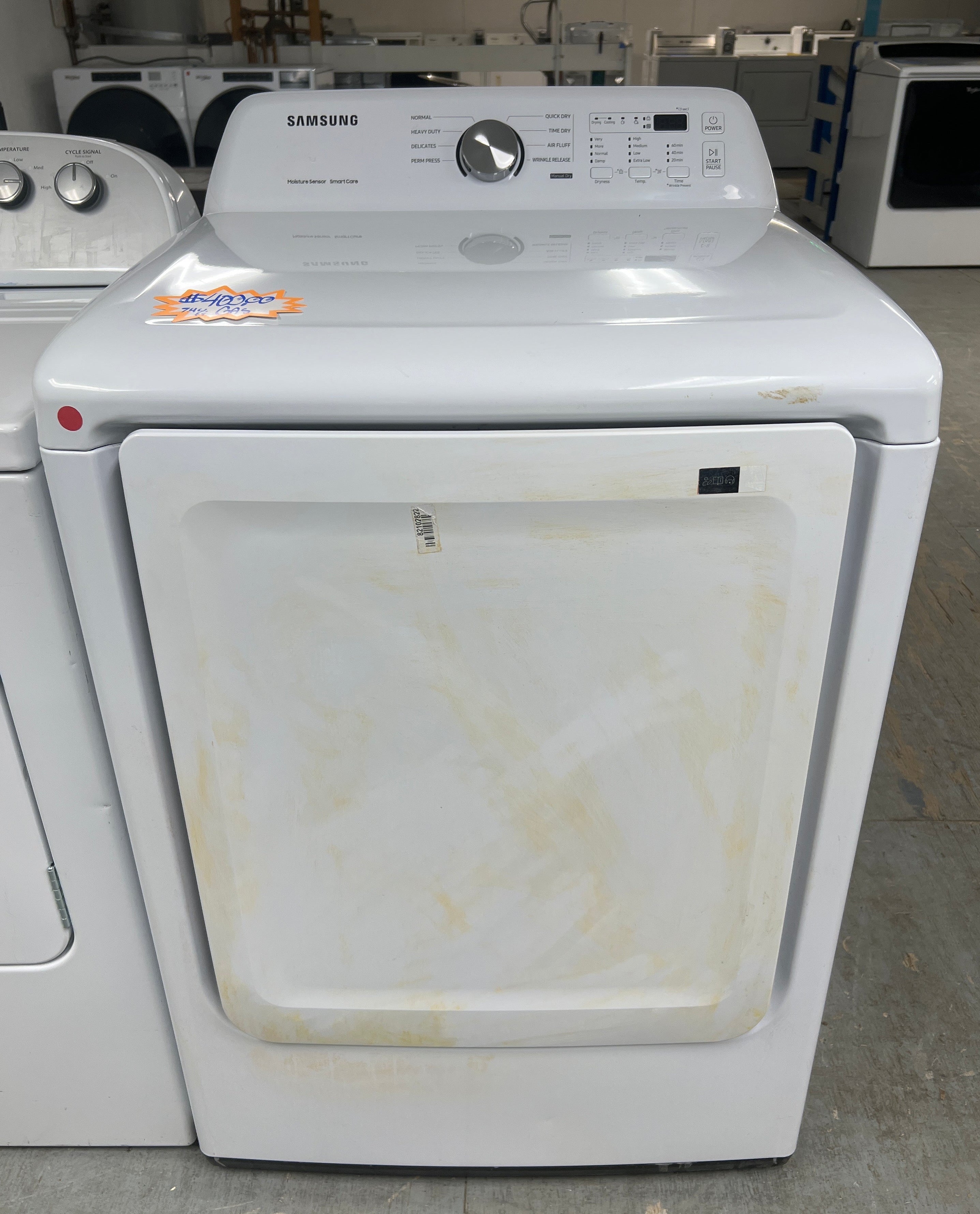 Samsung 7.4 cu. ft. NAtural Gas Dryer