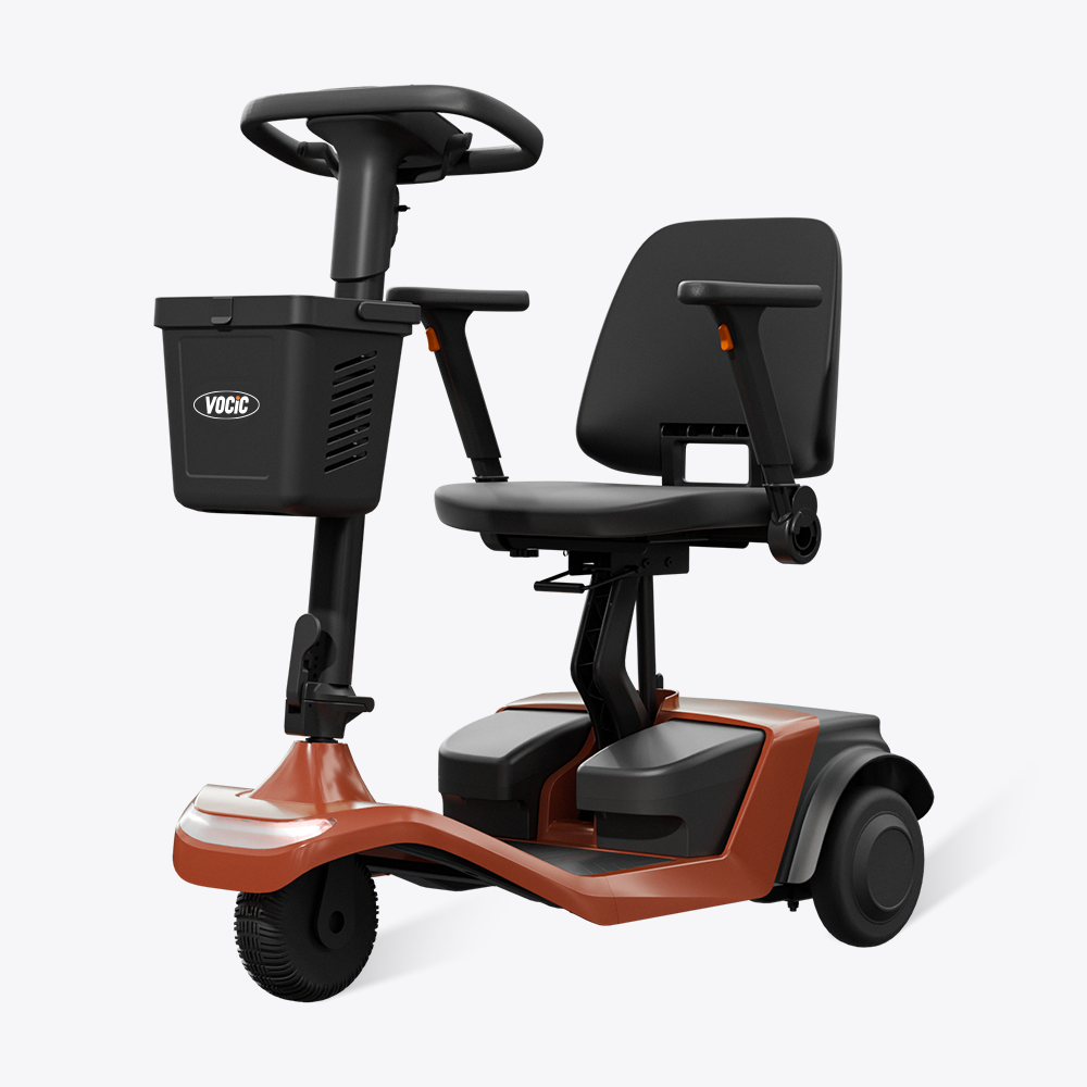 Vocic D32 Mobility Scooter 3-Wheel 18 Mile Range 3.7 MPH 500W New
