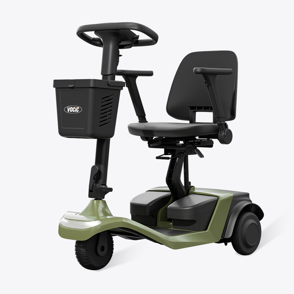 Vocic D32 Mobility Scooter 3-Wheel 18 Mile Range 3.7 MPH 500W New