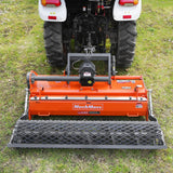 MechMaxx RSB65 Rotary Tiller 65" Stone Burier Reverse Rotary Tiller 3 Point Hitch Cat.1 Chain Drive PTO Shaft Included Slip Clutch 30-55 HP New