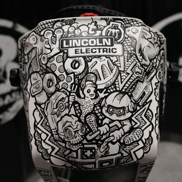 Lincoln Viking 3350 ADV Graffiti Welding Helmet - K5760-5