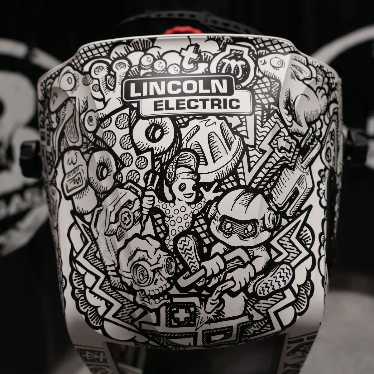 Lincoln Viking 3350 ADV Graffiti Welding Helmet - K5760-5