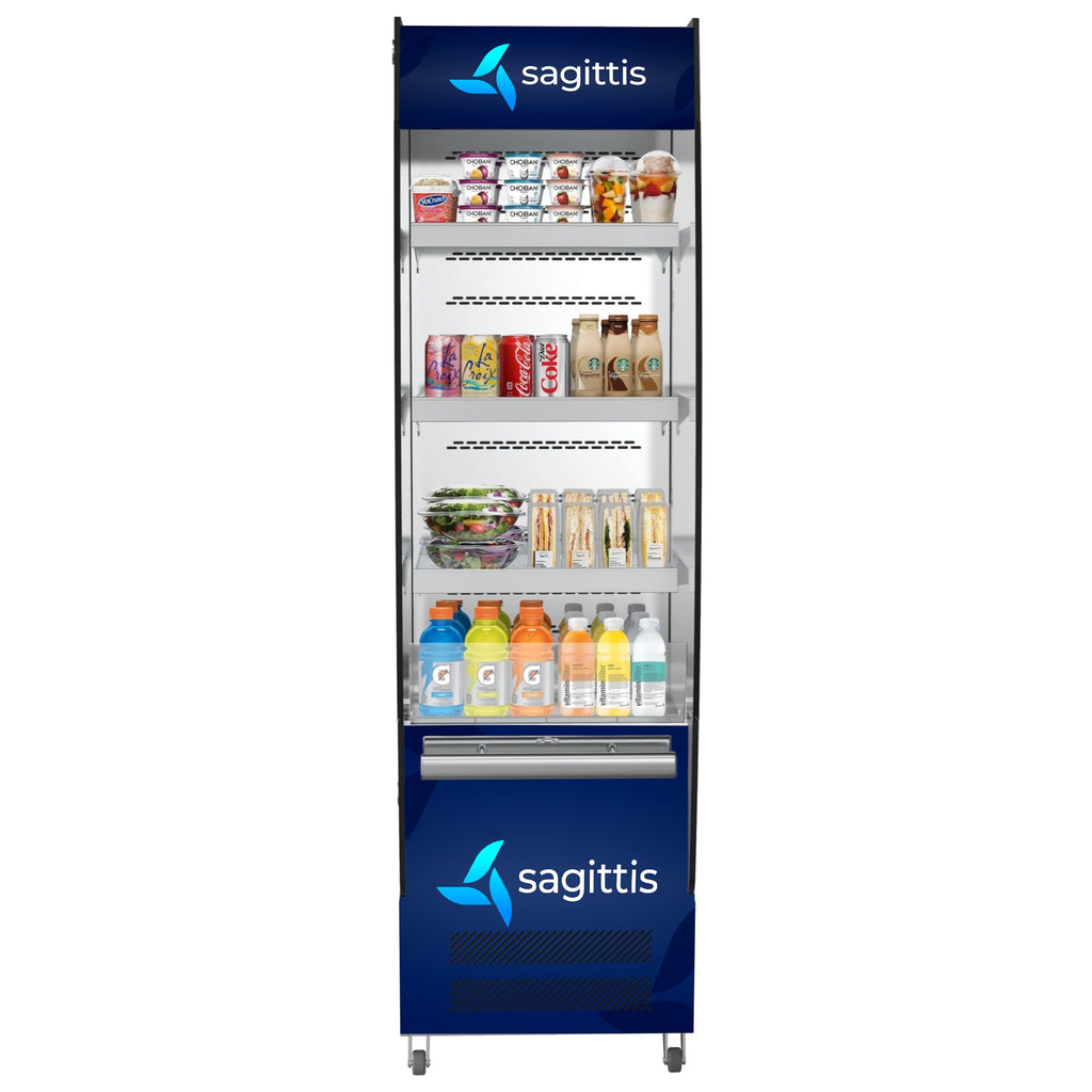 26 in. Open Air Grab and Go Refrigerator - 7.7 Cu Ft. - Wrap