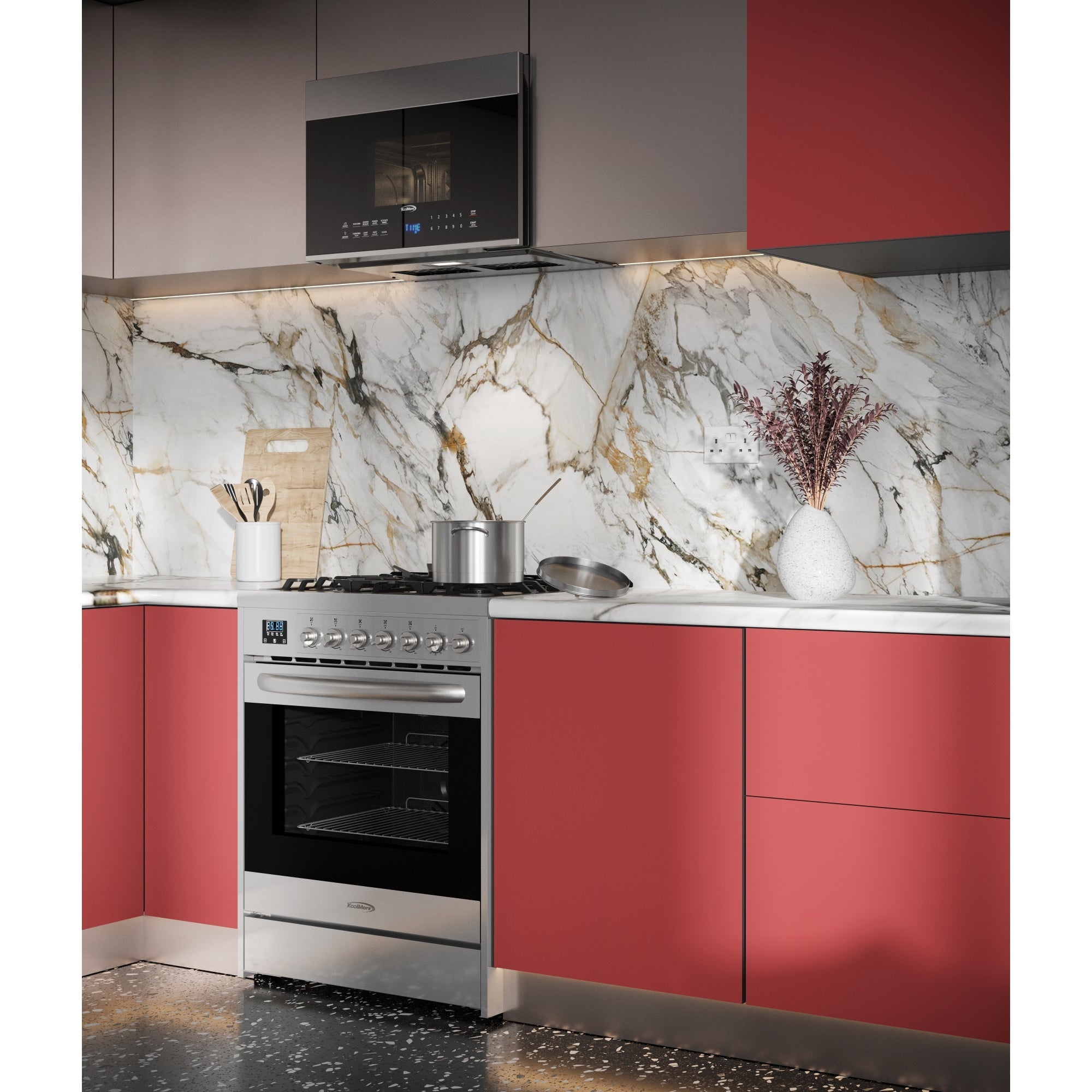 1.3 cu. ft. Over the Range Stainless Steel Microwave, 300 CFM, One Panel