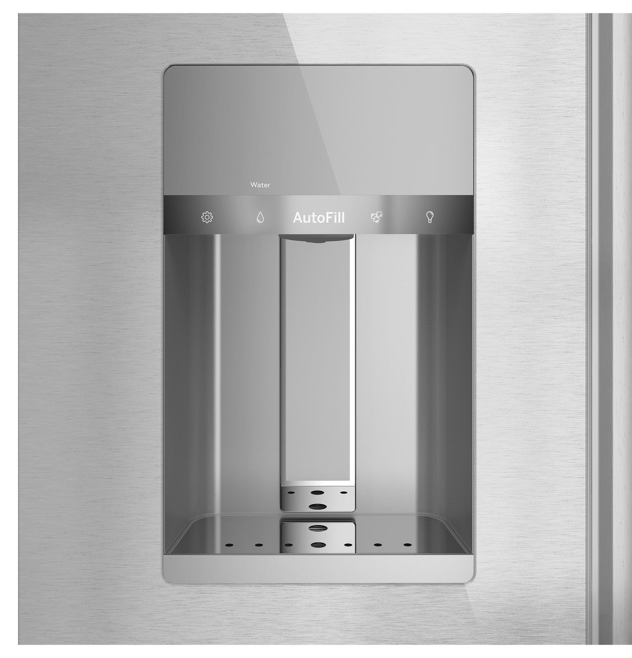 CAFÉ™ ENERGY STAR® 27.8 Cu. Ft. Smart 4-Door French-Door Refrigerator in Platinum Glass