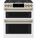 CAFÉ™ 30" Smart Slide-In, Front-Control, Gas Double-Oven Range with Convection