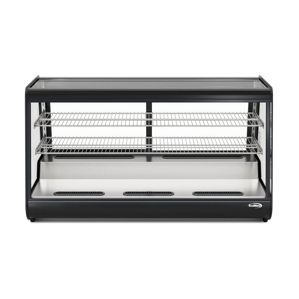 48 in. Countertop Bakery Display Refrigerator in Black, 7 cu. ft.