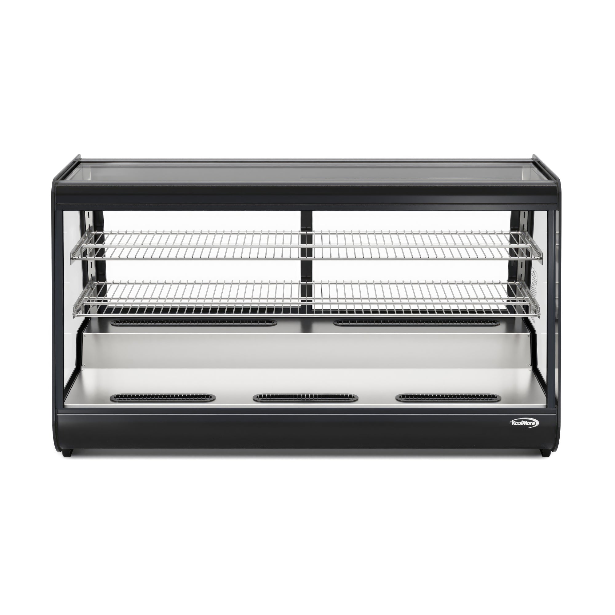 48 in. Countertop Bakery Display Refrigerator in Black, 7 cu. ft.