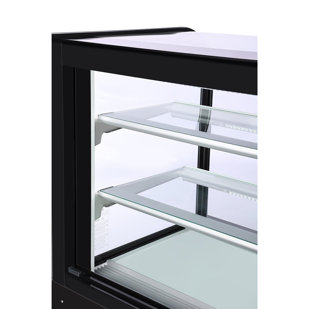 60 in. Refrigerated Bakery Display Case in Black, 17.6 cu. ft.