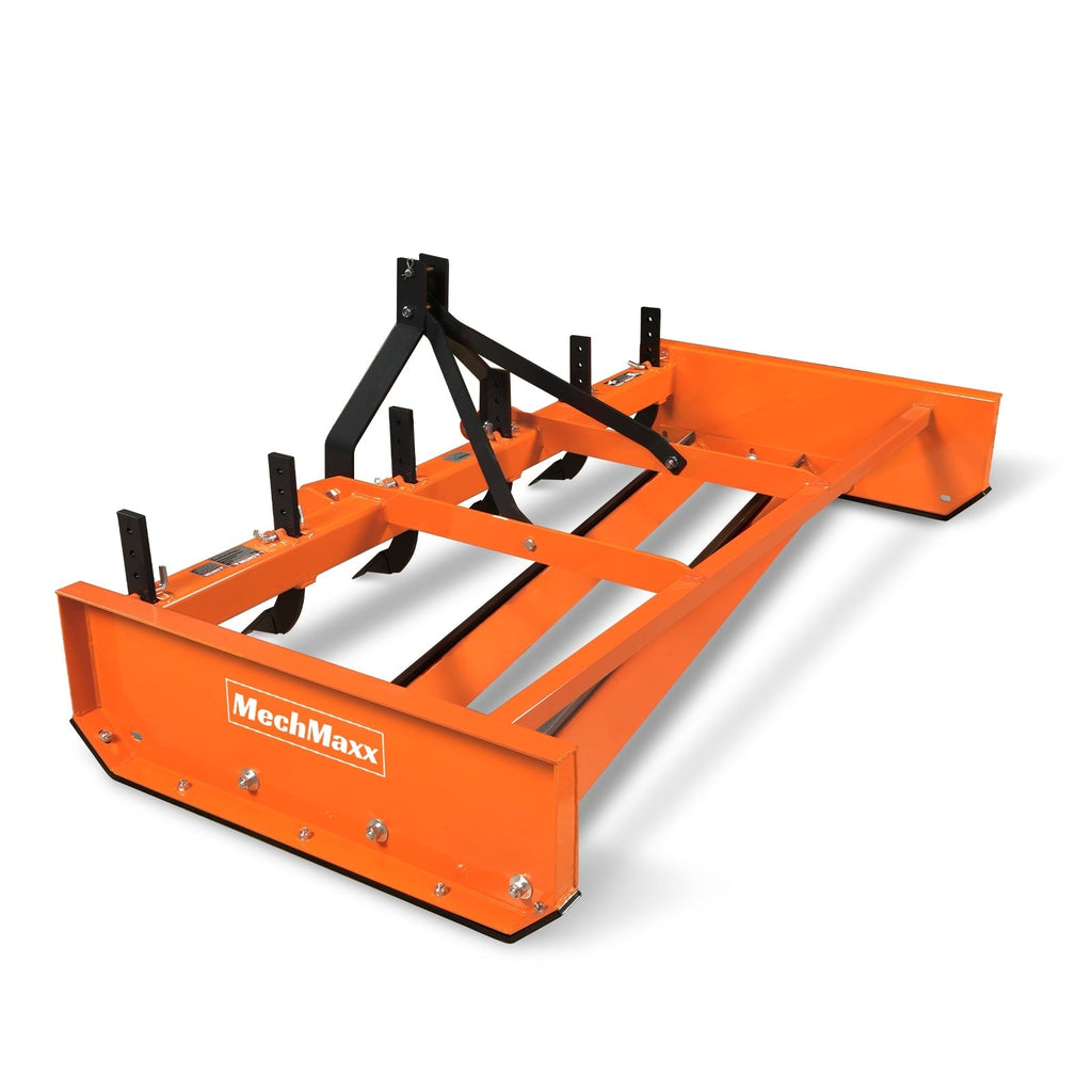 84" Heavy Duty Land Leveler Land Plane Scraper Grader with Shanks 3 Point Hitch,  LP84