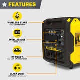 Champion 201537 6500W/8500W Generator Tri Fuel Gas Propane Natural Gas Inverter Low THD 50A CO Shield Remote Start New