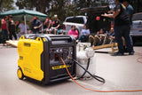 Champion 201537 6500W/8500W Generator Tri Fuel Gas Propane Natural Gas Inverter Low THD 50A CO Shield Remote Start New