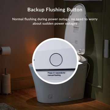WOODBRIDGE LT610 Smart Toilet Bidet Dual Flush 1/1.6 GPF Auto Open Close Heated Seat Auto Flush New