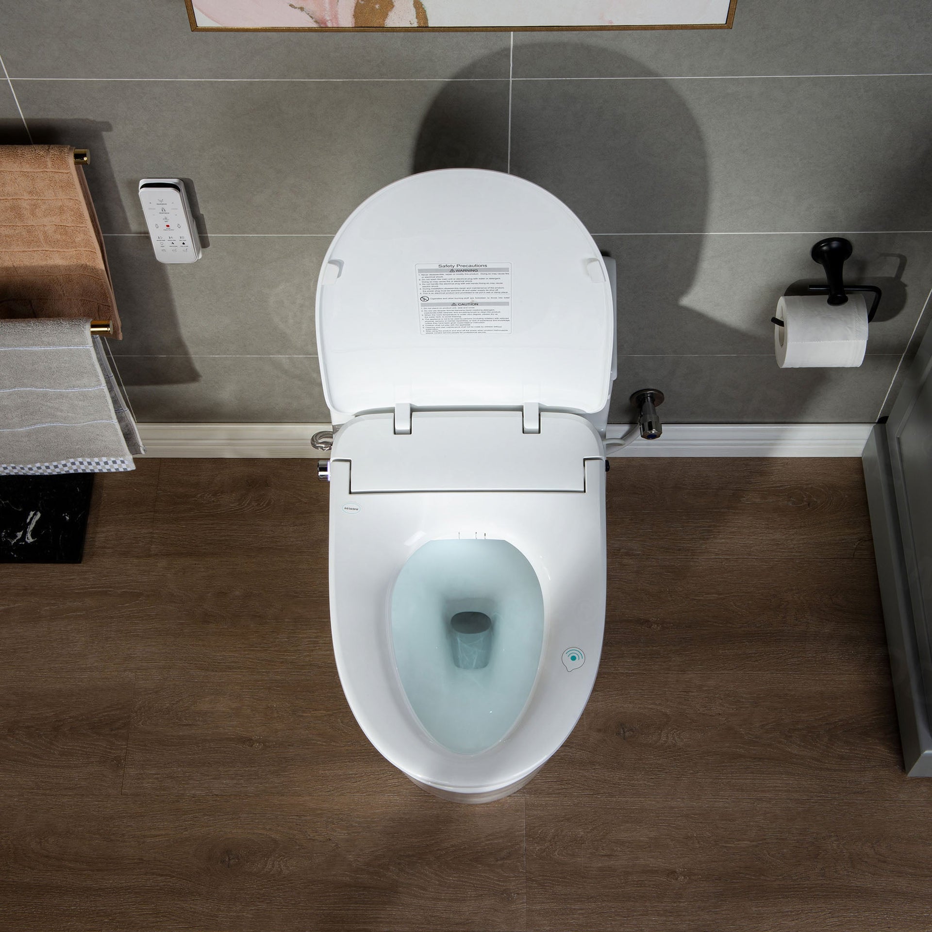 WOODBRIDGE T-0047 Toilet with Advanced Smart Bidet Dual Flush 1.1/1.6 GPF New