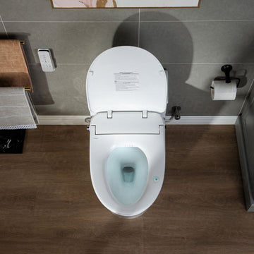 WOODBRIDGE T-0047 Toilet with Advanced Smart Bidet Dual Flush 1.1/1.6 GPF New