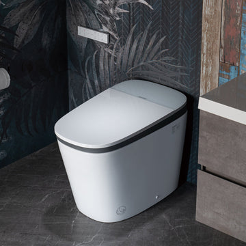 WOODBRIDGE B0931S Smart Bidet Toilet Dual Flush 1.1/1.6 GPF Auto Open Close Voice Control New