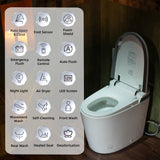 WOODBRIDGE EBT350 Smart Bidet Toilet Auto Open/Close Foot Sensor Heated Seat New