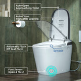WOODBRIDGE EBT350 Smart Bidet Toilet Auto Open/Close Foot Sensor Heated Seat New