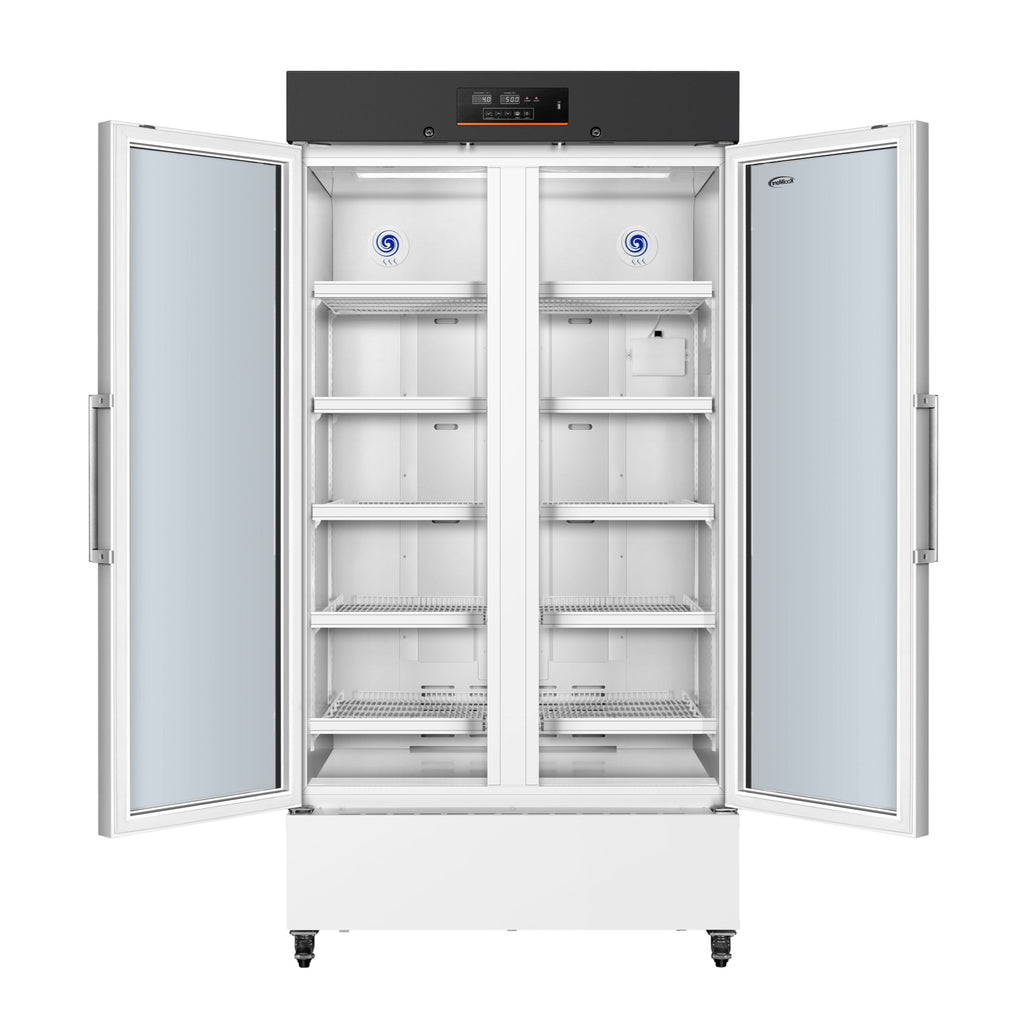 48 in. 35 cu. ft. Medical Vaccine Refrigerator for Pharmacy and Laboratory with Multi-Level Emergency Alarms, UL-Listed in White