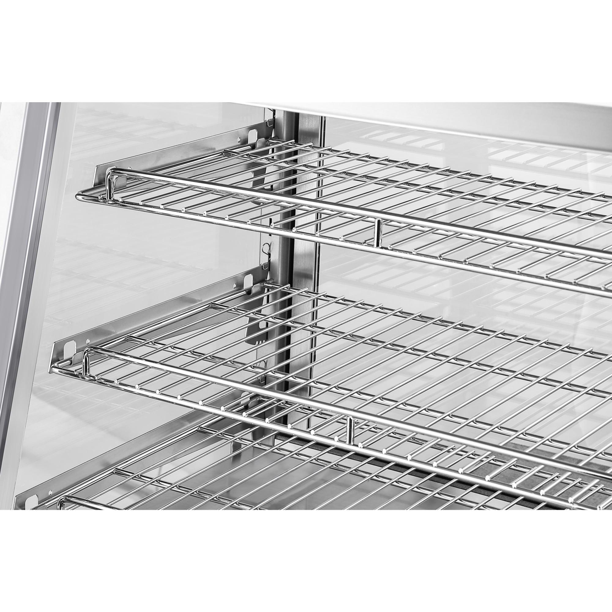 48 in. Glass Countertop Display Warmer, 6.5 cu. ft. in Stainless Steel
