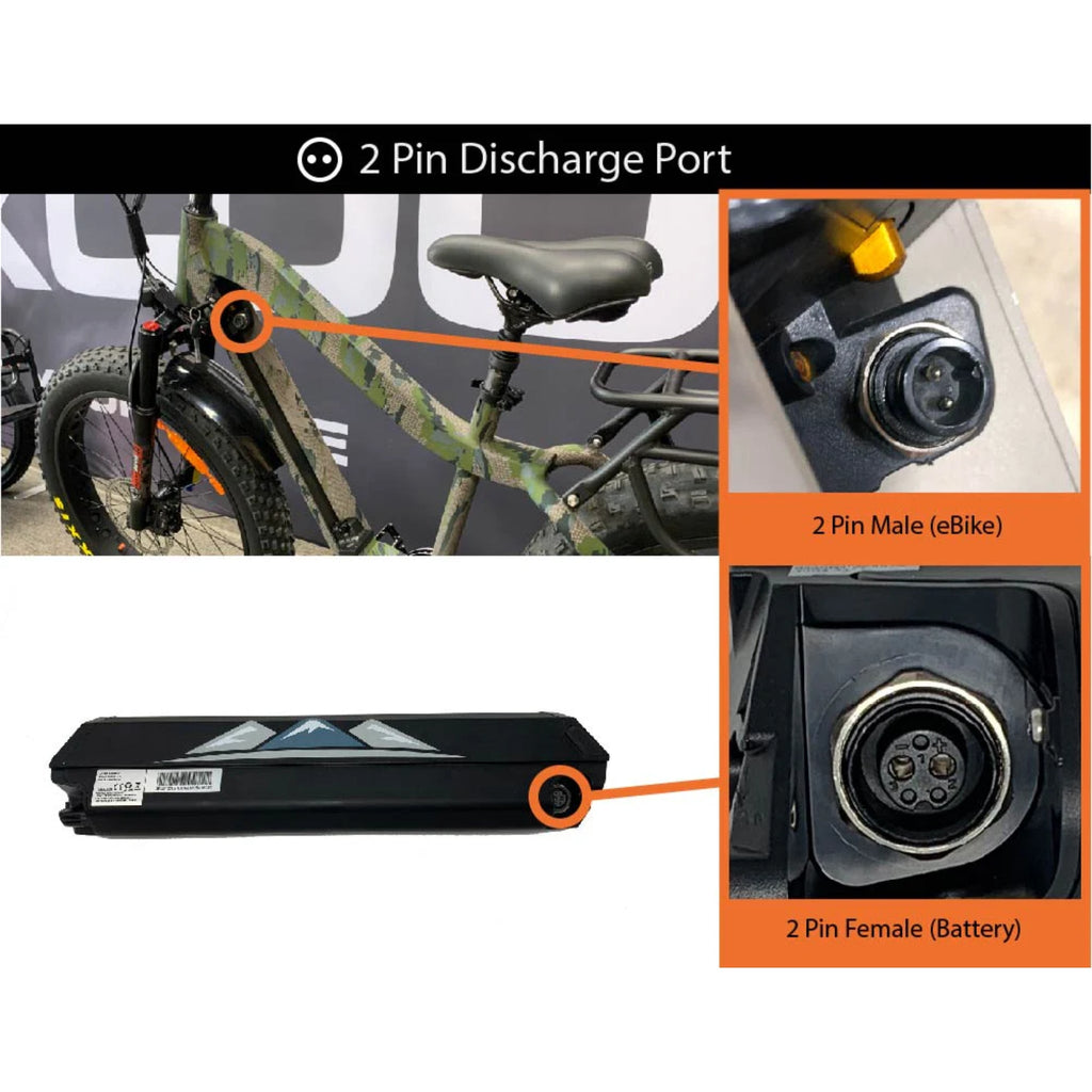 BAKCOU - 17.5Ah Fat Tire eBike Battery