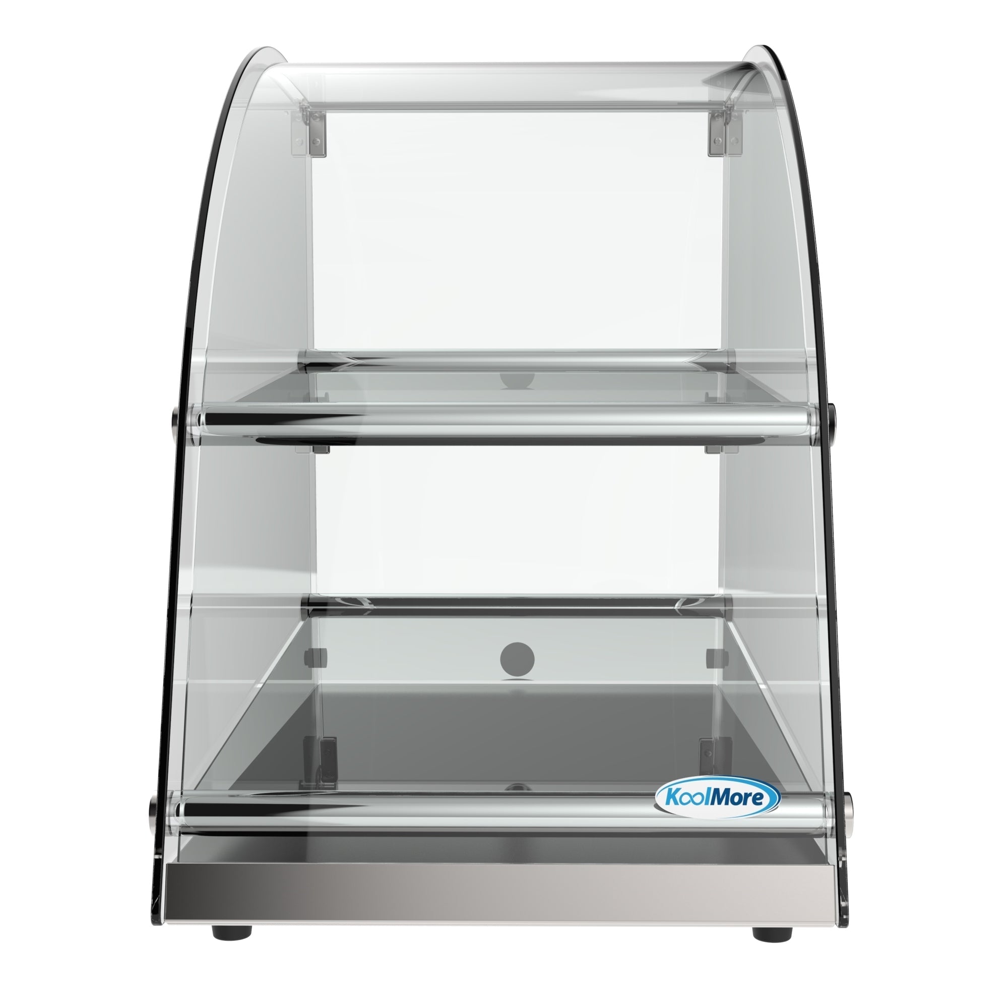 14 in. Commercial Countertop Bakery Display Case with Front Curved Glass and Rear Door, 2.4 cu. ft.