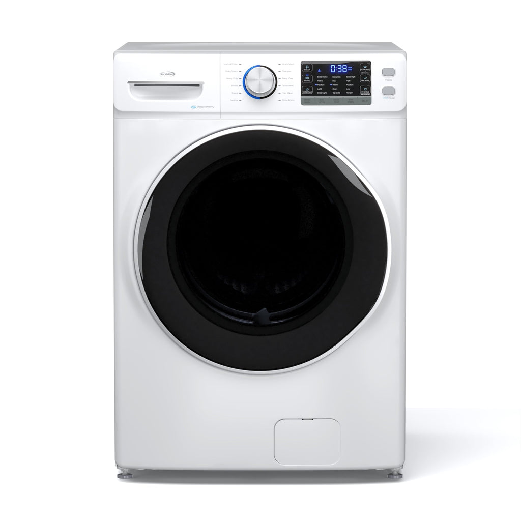4.5 cu. ft. Large Capacity Stackable Front Load Washing Machine in White.
