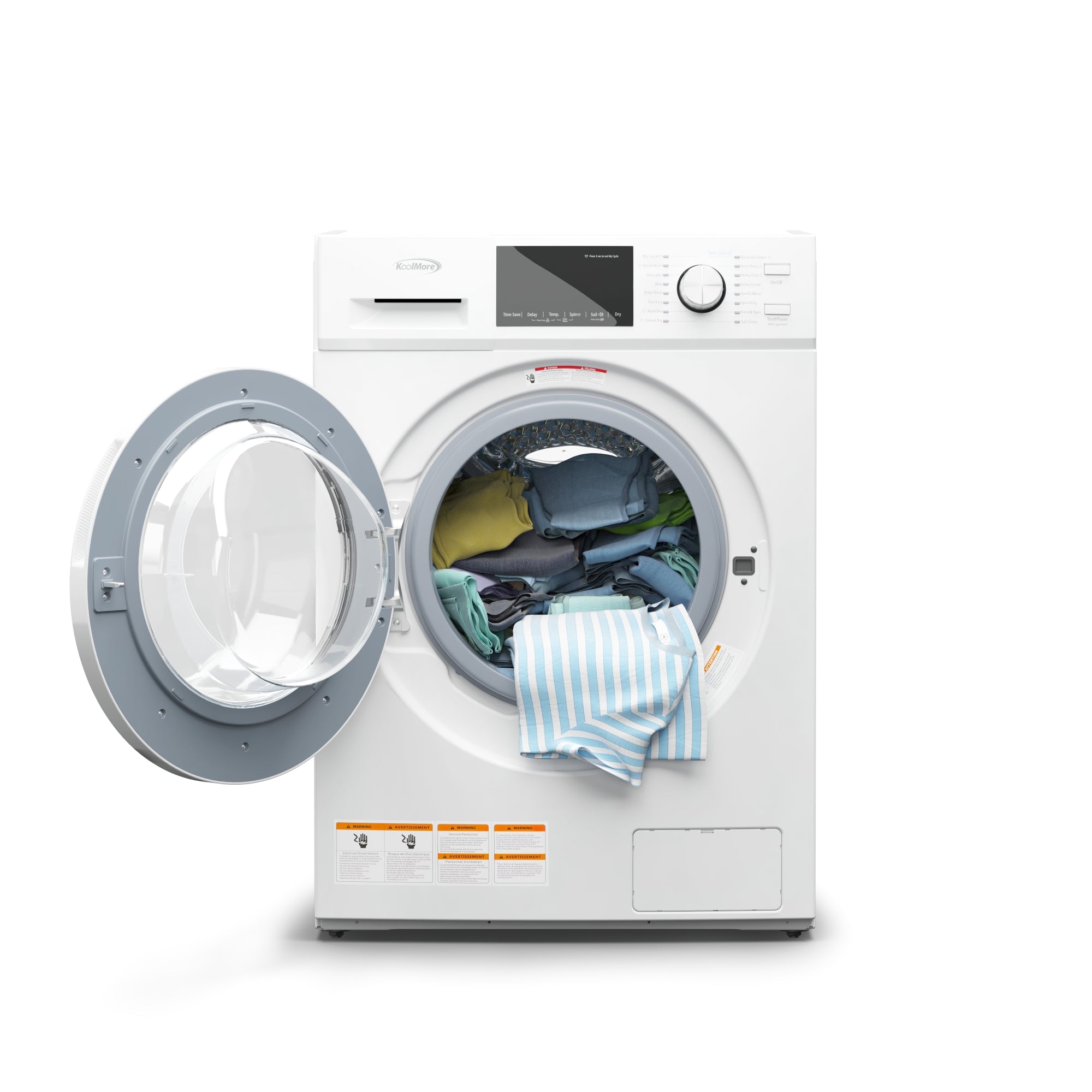 2.7 cu. ft. All-in-One Washer & Dryer Combo in White