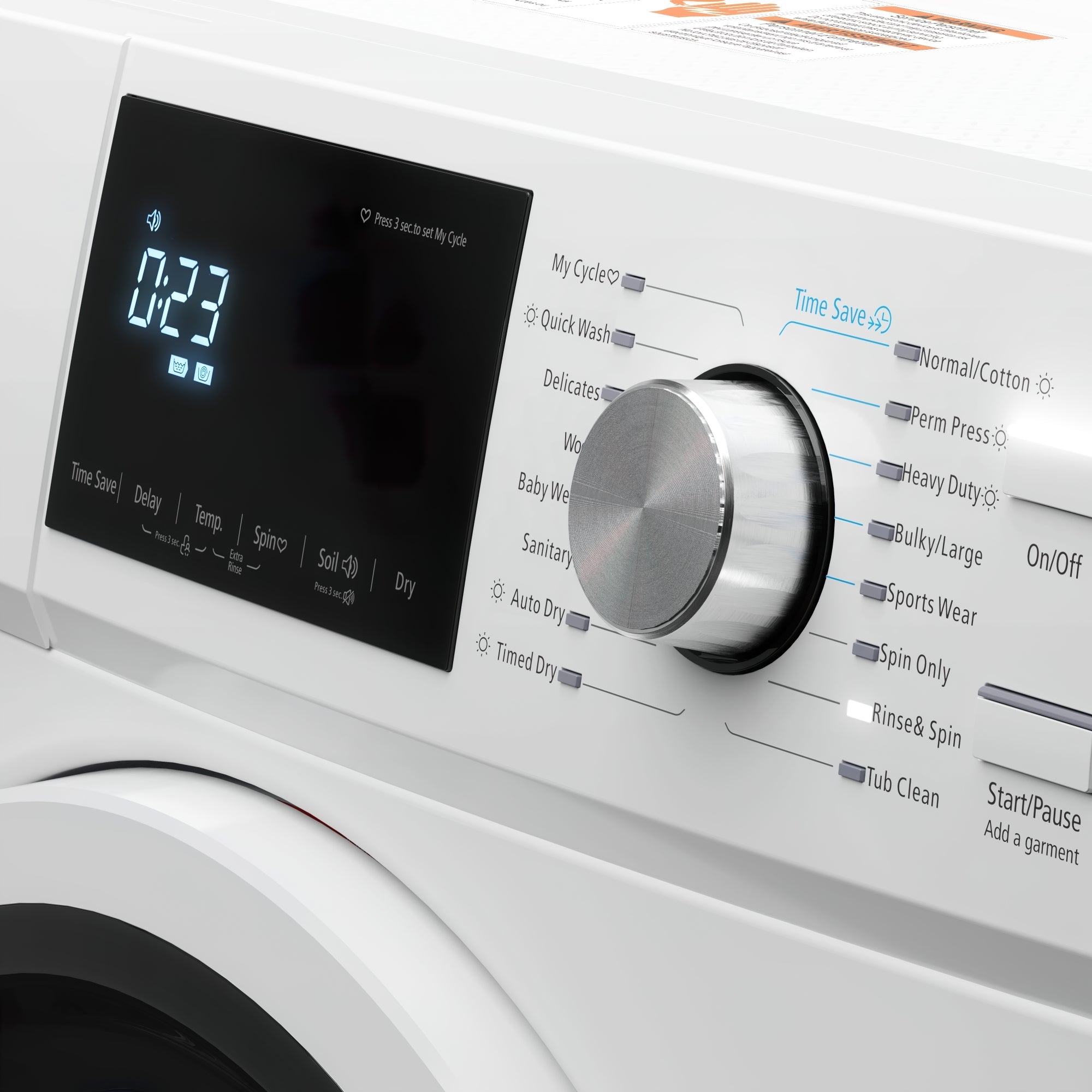 2.7 cu. ft. All-in-One Washer & Dryer Combo in White