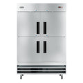 54 in. Commercial Stainless Steel Solid Half Door Reach-In Refrigerator 47 cu. ft.