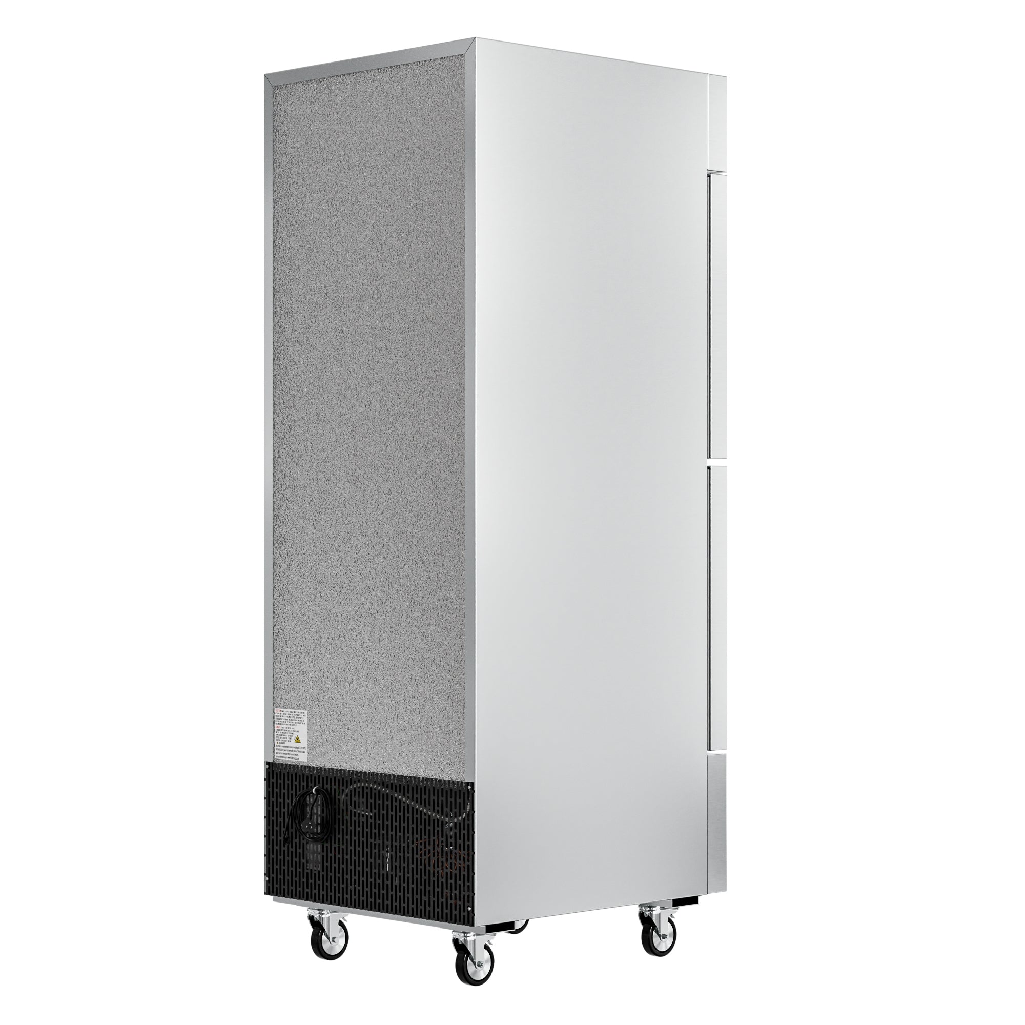 29 in. Commercial Stainless Steel Solid Half Door Reach-In Freezer 23 cu. ft.