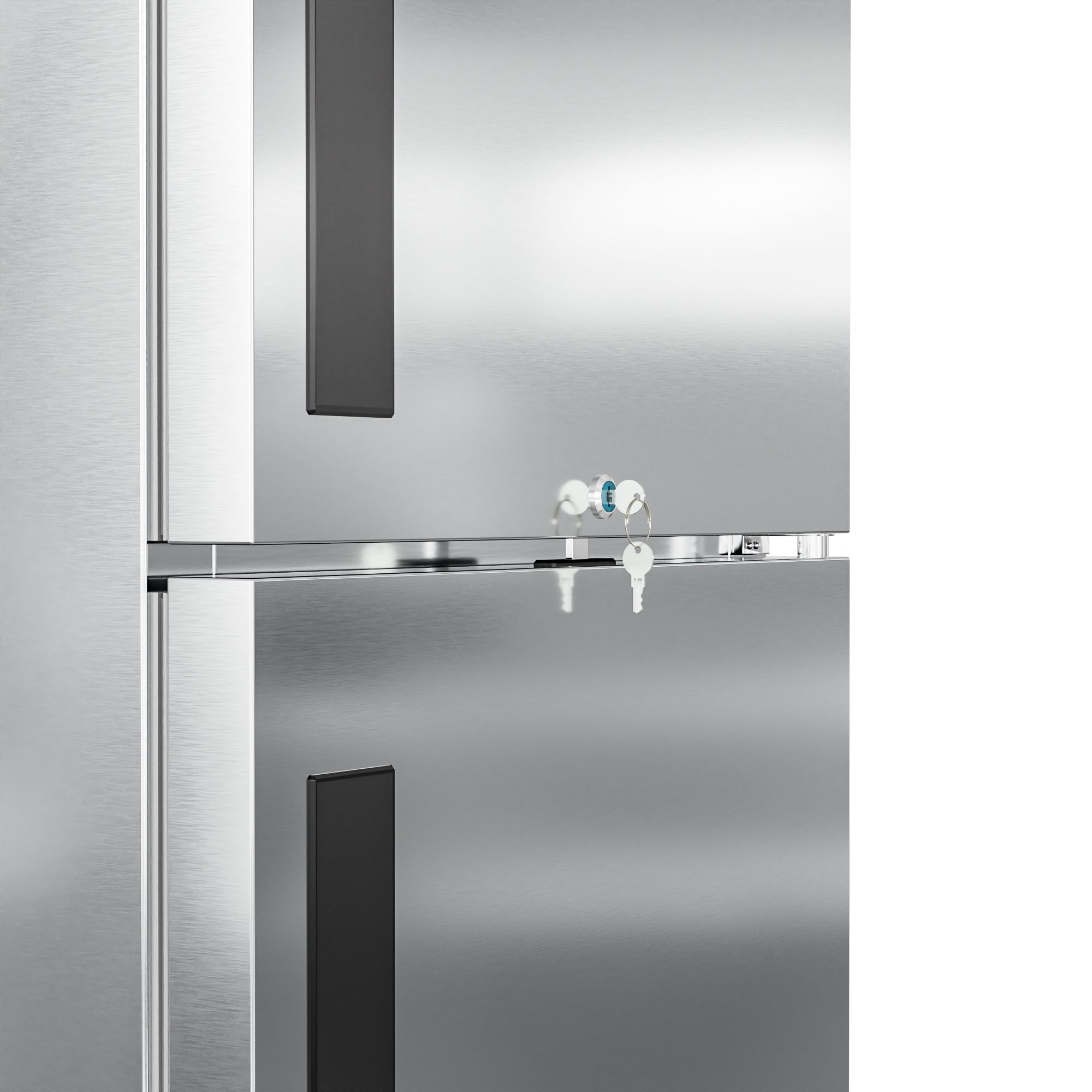 29 in. Commercial Stainless Steel Solid Half Door Reach-In Freezer 23 cu. ft.
