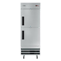 29 in. Commercial Stainless Steel Solid Half Door Reach-In Refrigerator, 23 cu. ft.