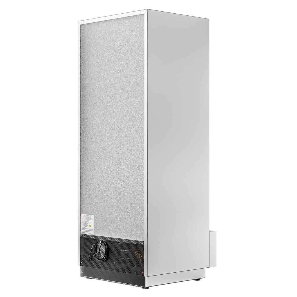 25 in. Commercial Stainless Steel 1-Door Reach-In Freezer, 12 cu. ft.