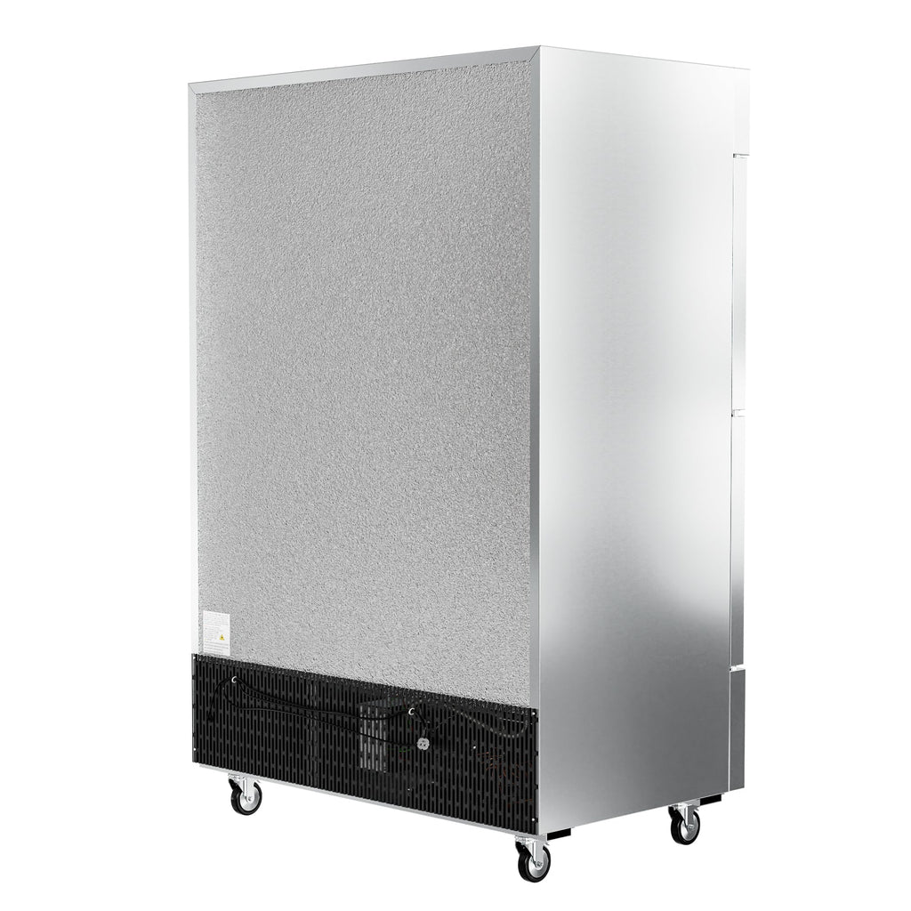 54 in. Commercial Stainless Steel Solid Half Door Reach-In Freezer, 47 cu. ft.