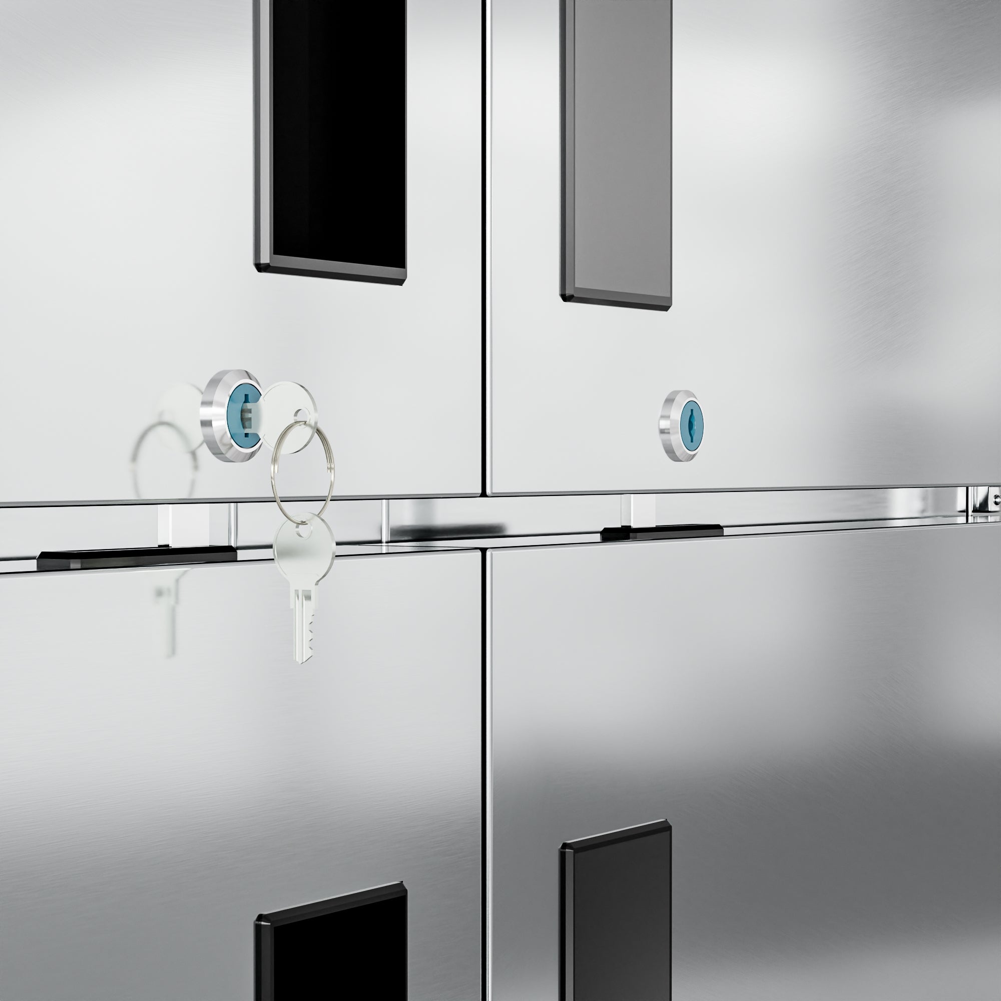 54 in. Commercial Stainless Steel Solid Half Door Reach-In Freezer, 47 cu. ft.