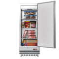 25 in. Commercial Stainless Steel 1-Door Reach-In Freezer, 12 cu. ft.