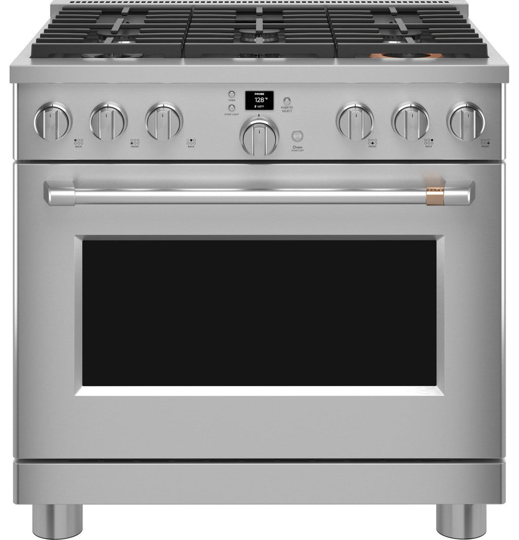 CAFÉ™ 36" Smart All-Gas Commercial-Style Range with 6 Burners (Natural Gas)