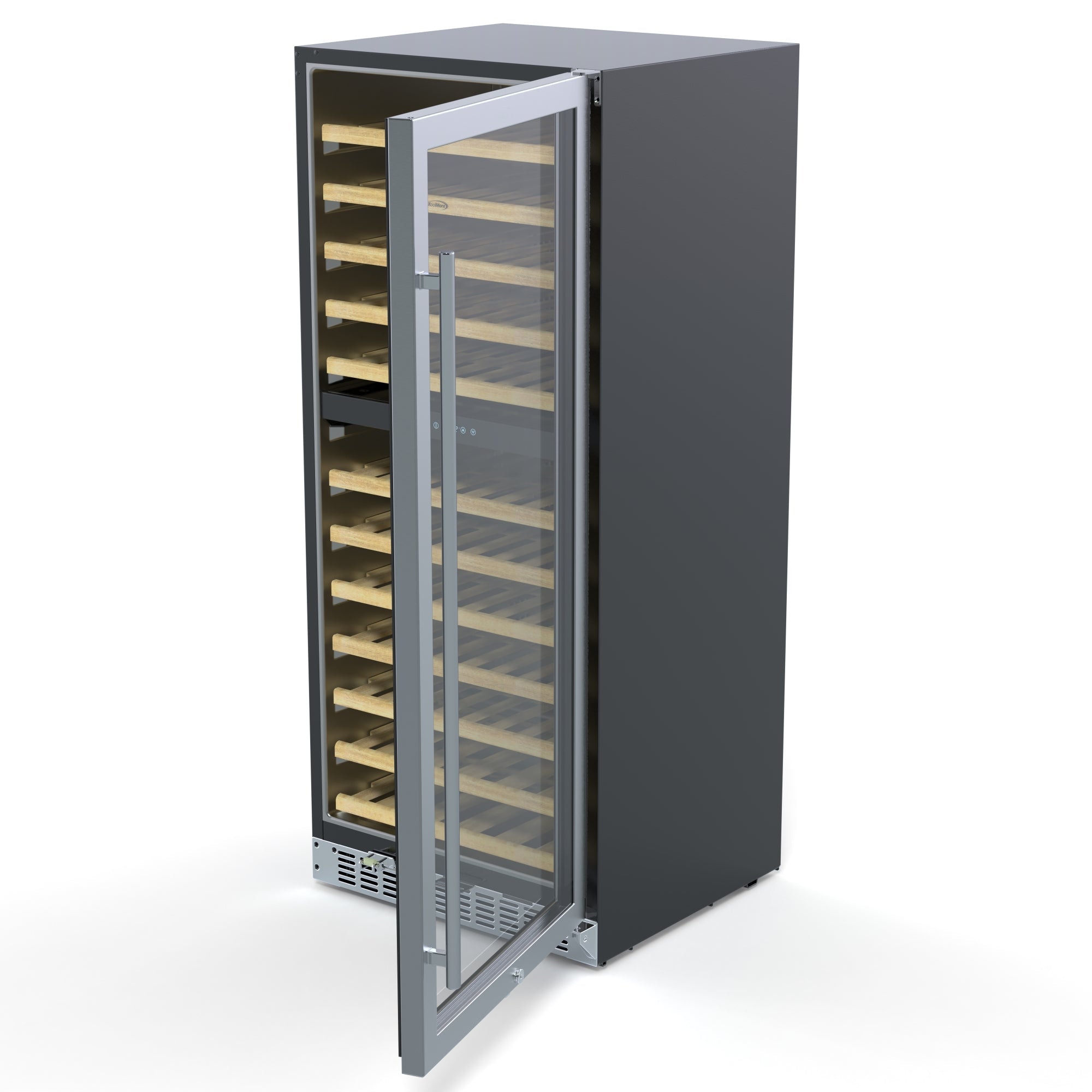 23 in. Dual Zone, Full Glass Door, Wine Cooler Refrigerator, Freestanding or Built-In Unit, 9.7 cu ft.