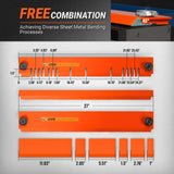 MechMaxx 1250e Magnetic Pan and Box Brakes 24" Industrial Heavy Duty Sheet Metal Brake 20 Gauge Capacity New