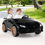Costway 24V 4WD 2-Seater Licensed Lamborghini Kids Ride-On Car w/ Music 67437375 New