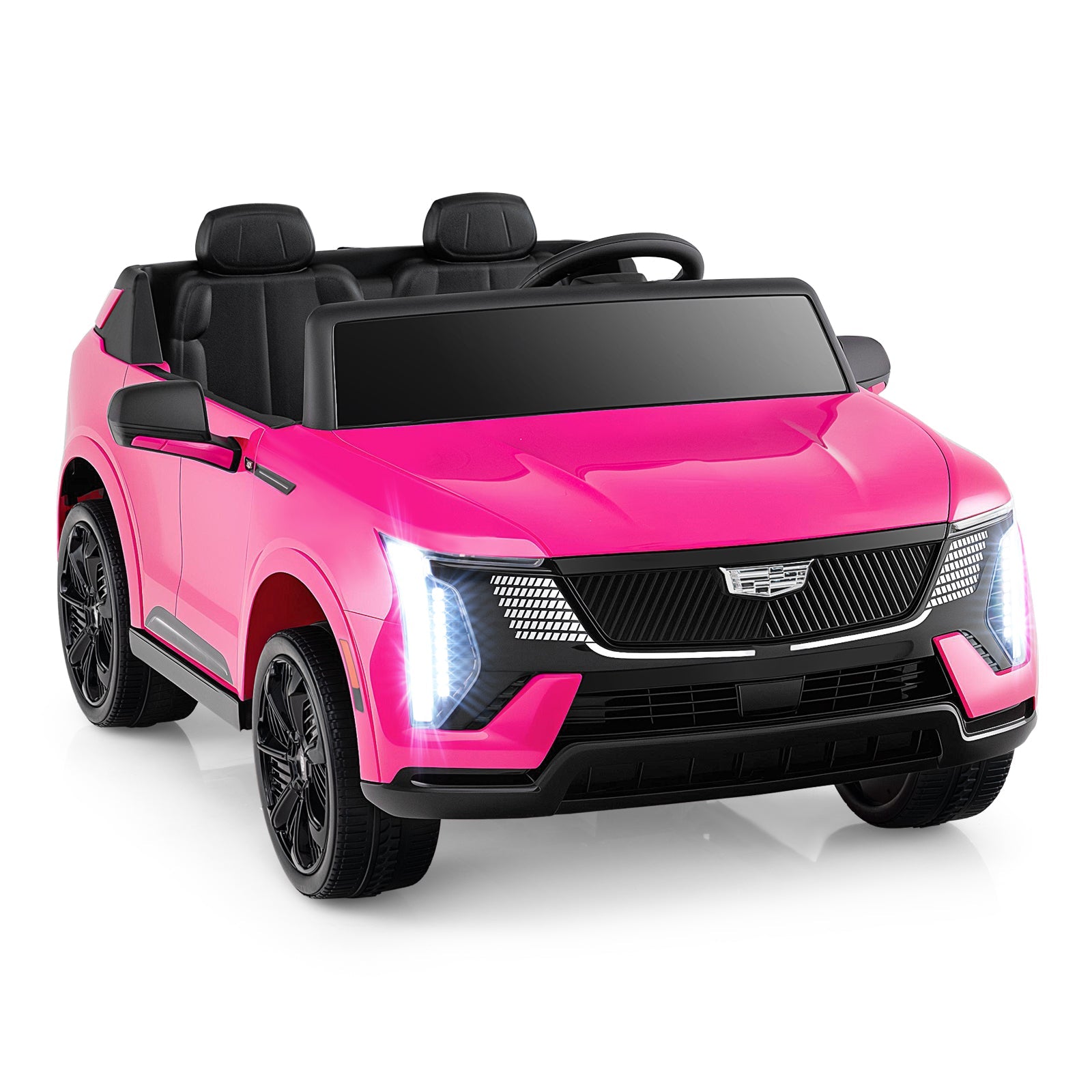 Costway 24V 2-Seater Licensed Cadillac Ride-On Truck w/ Remote Control 42276038 New