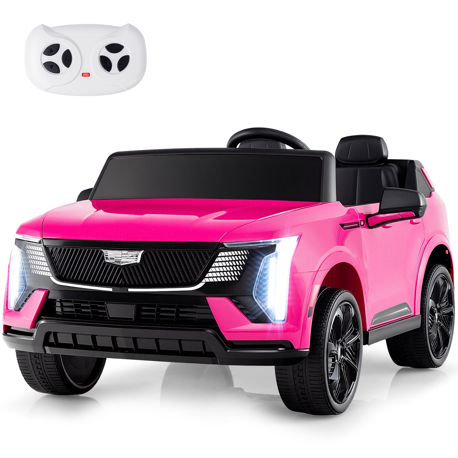 Costway 24V 2-Seater Licensed Cadillac Ride-On Truck w/ Remote Control 42276038 New