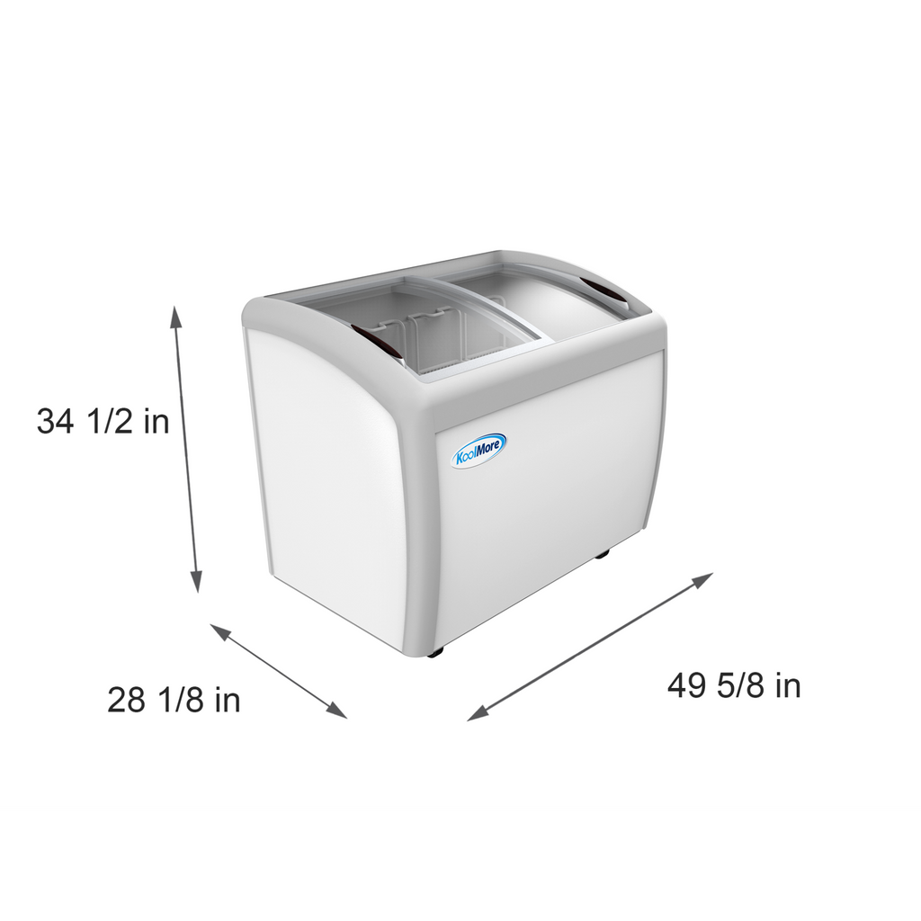 50 in. Display Ice Cream Freezer - 12 cu ft.