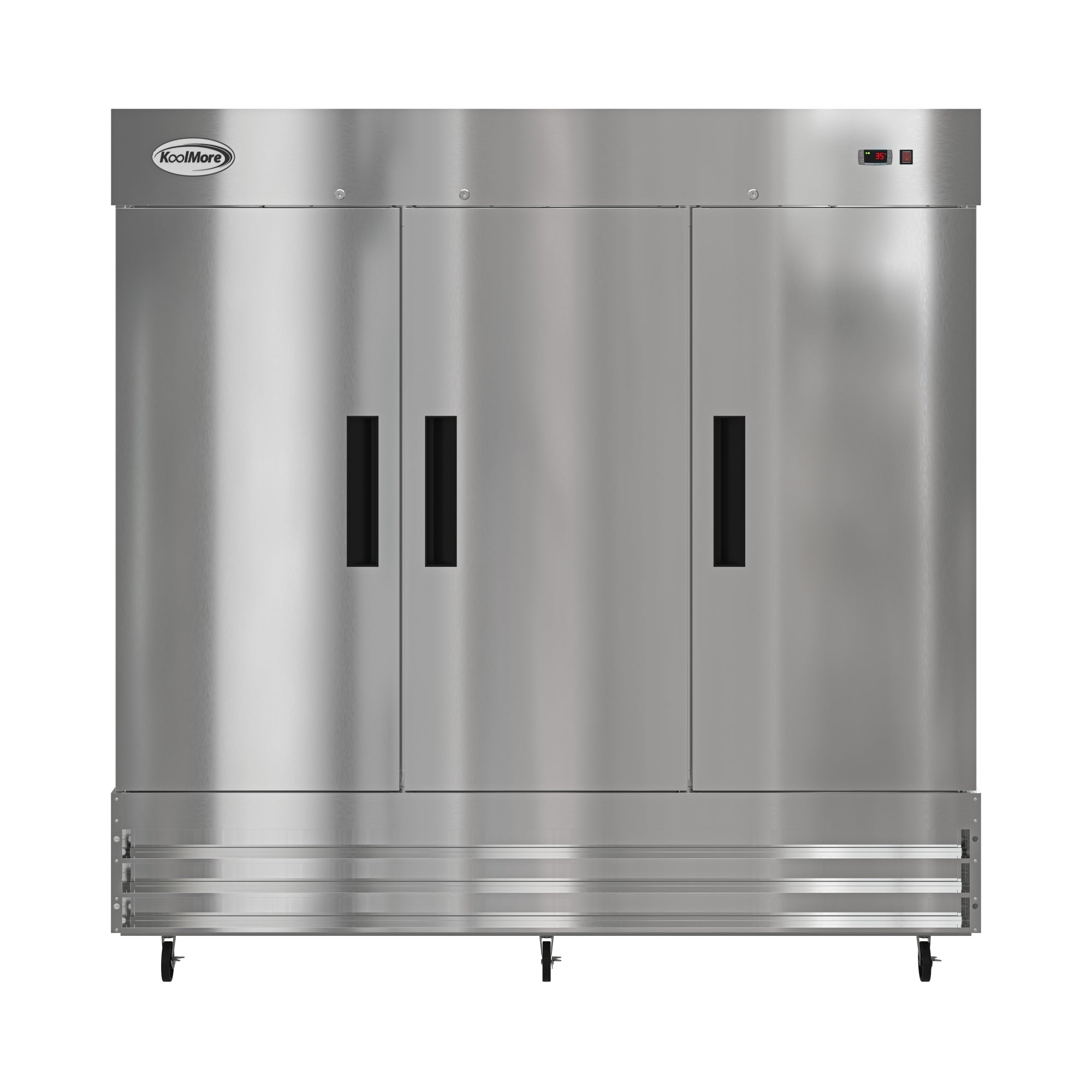80 in. Three Door Commercial Reach In Refrigerator 72 cu. ft.