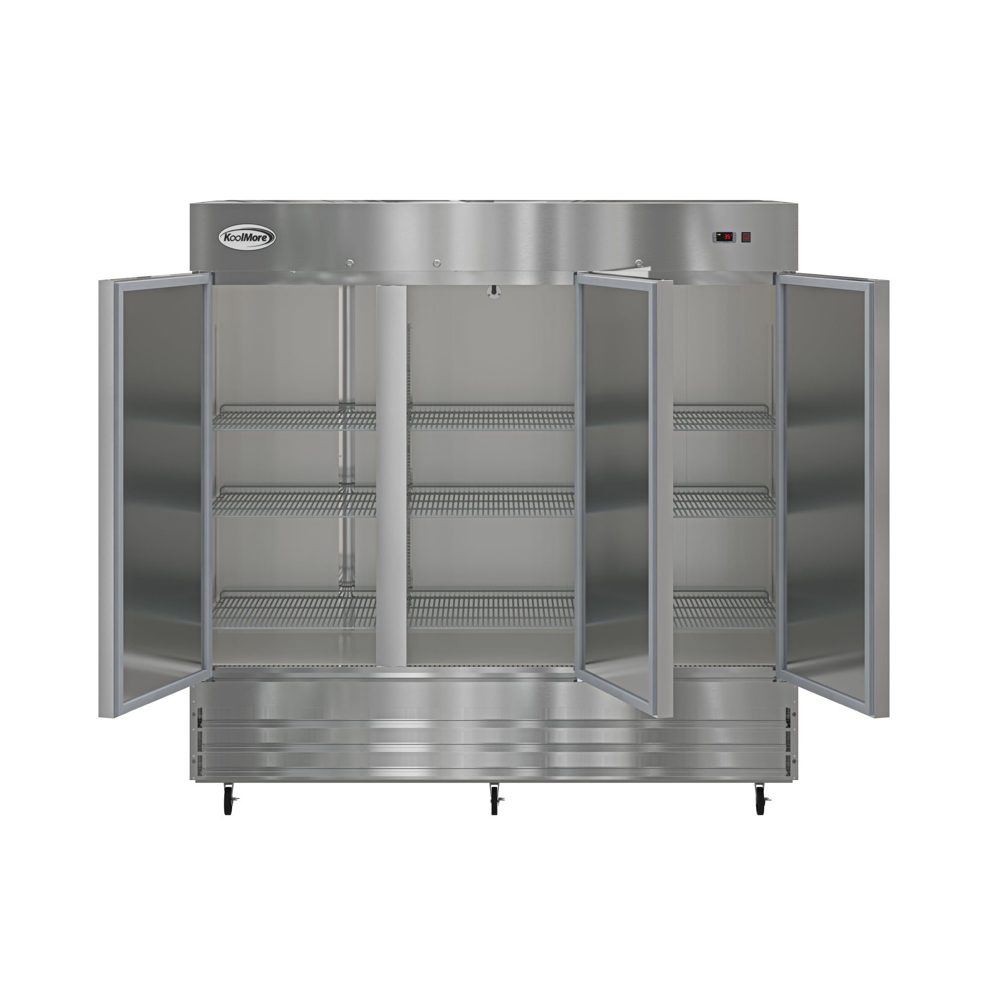80 in. Three Door Commercial Reach In Refrigerator 72 cu. ft.