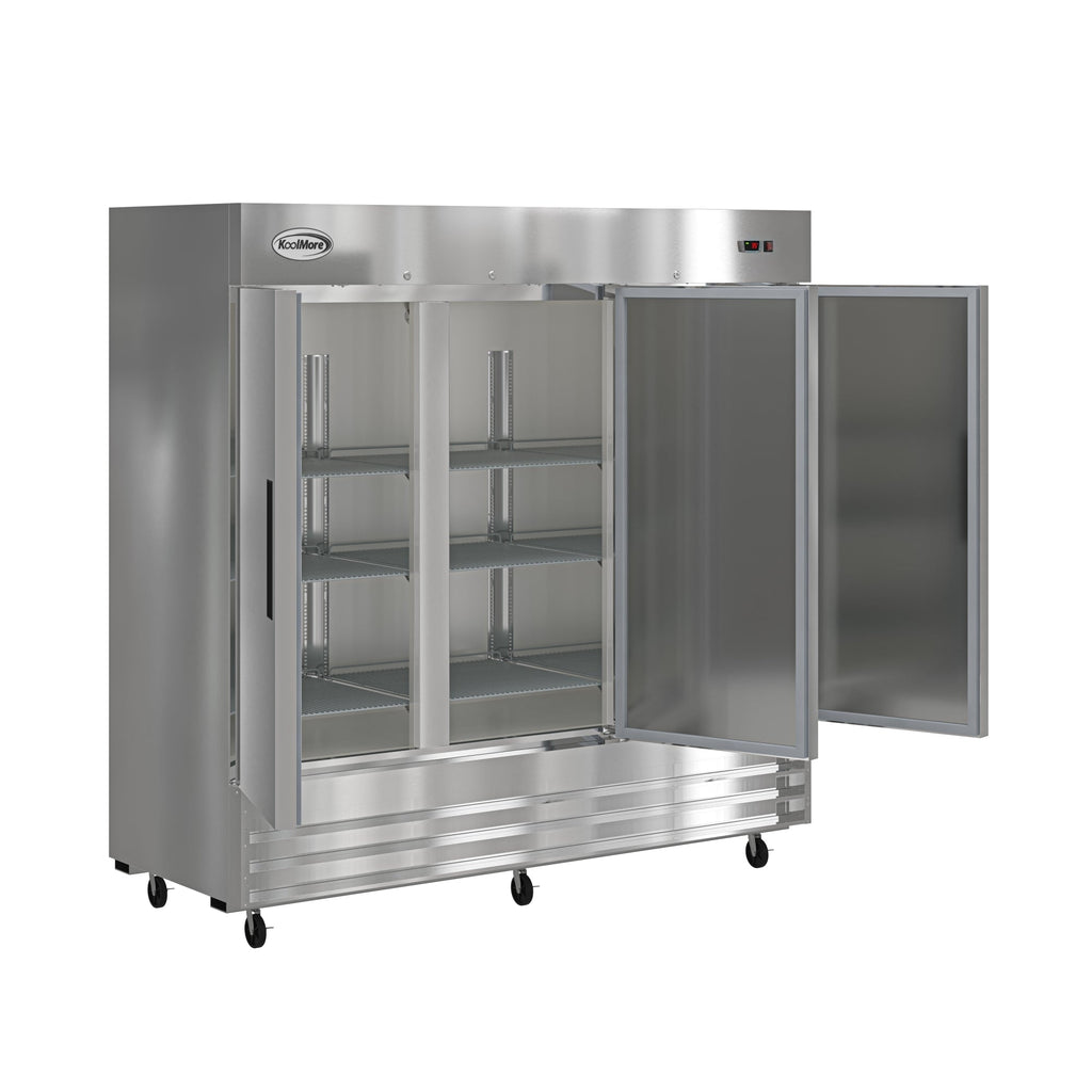 80 in. Three Door Commercial Reach In Refrigerator 72 cu. ft.